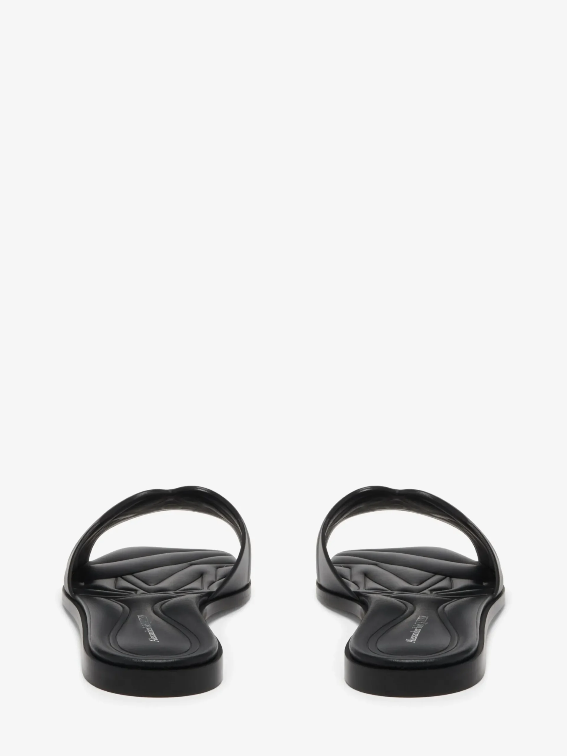 Women's Seal Flat Slide Sandal in >Alexander McQueen Sale