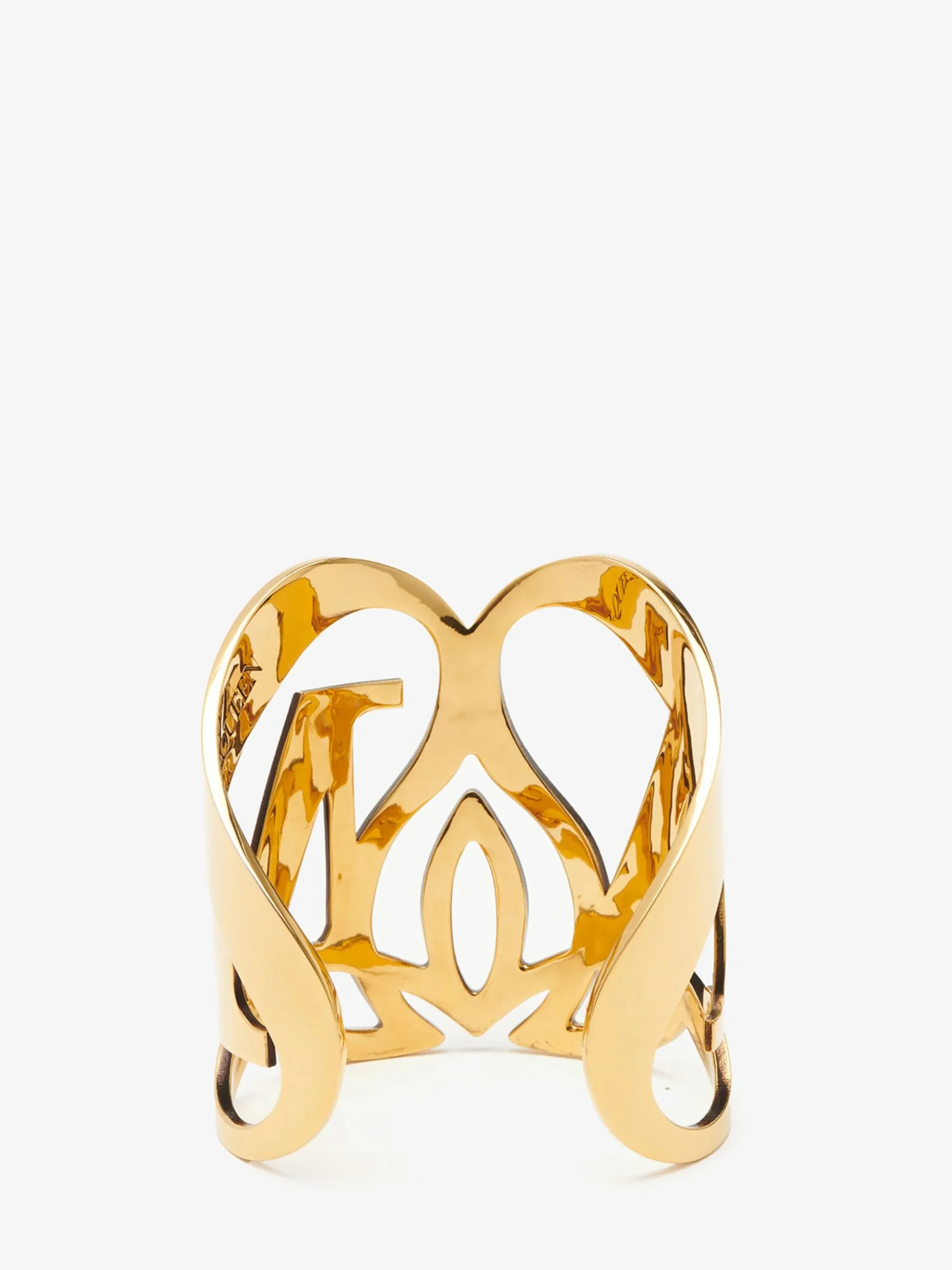 Women's Seal Logo Cuff in >Alexander McQueen Best Sale