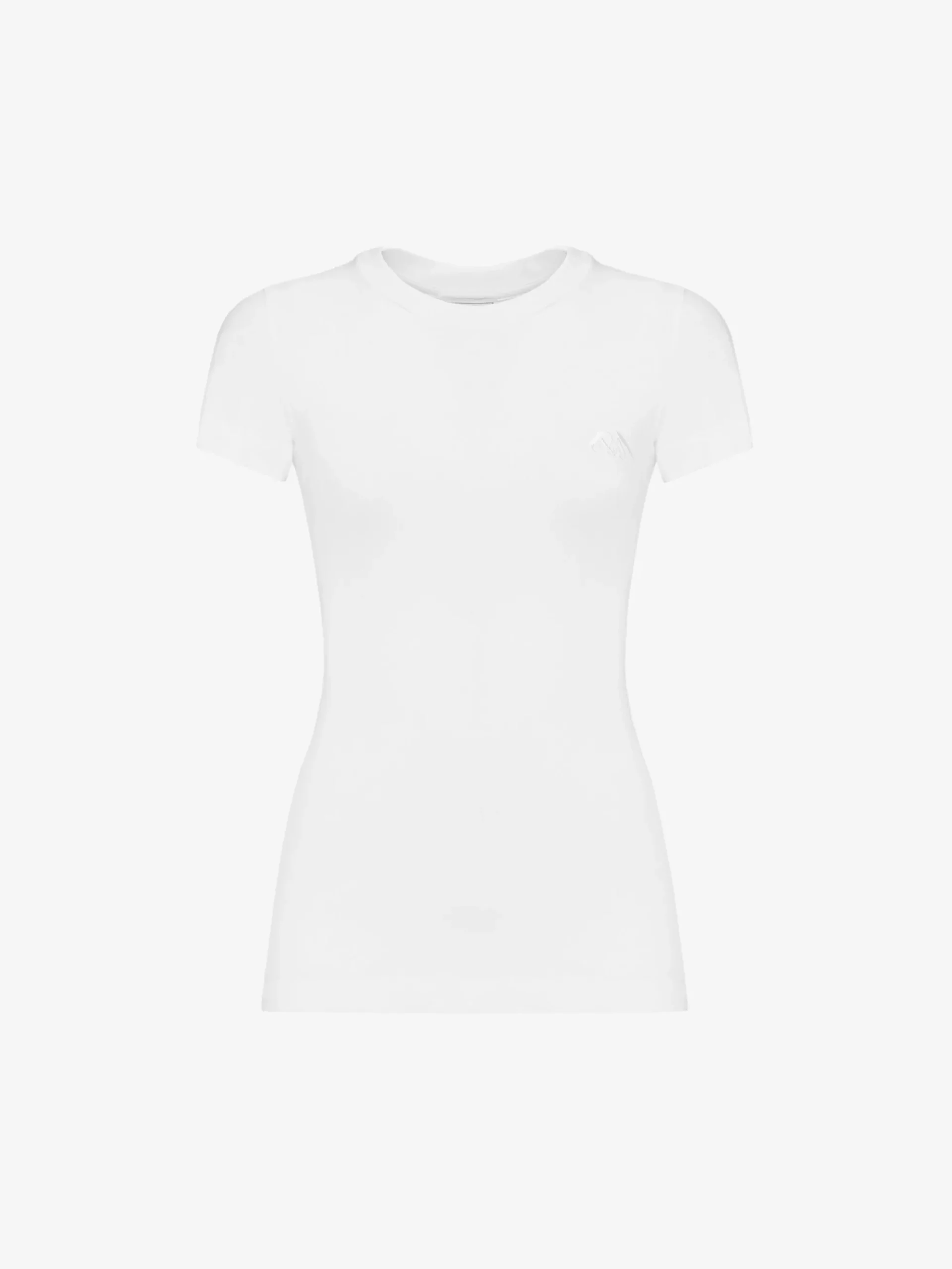 Women's Seal Logo Fitted T-shirt in >Alexander McQueen Shop