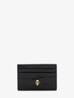Women's Skull Card Holder in >Alexander McQueen Fashion