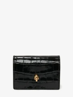 Women's Skull Card Holder With Chain in ><noscript><img width=