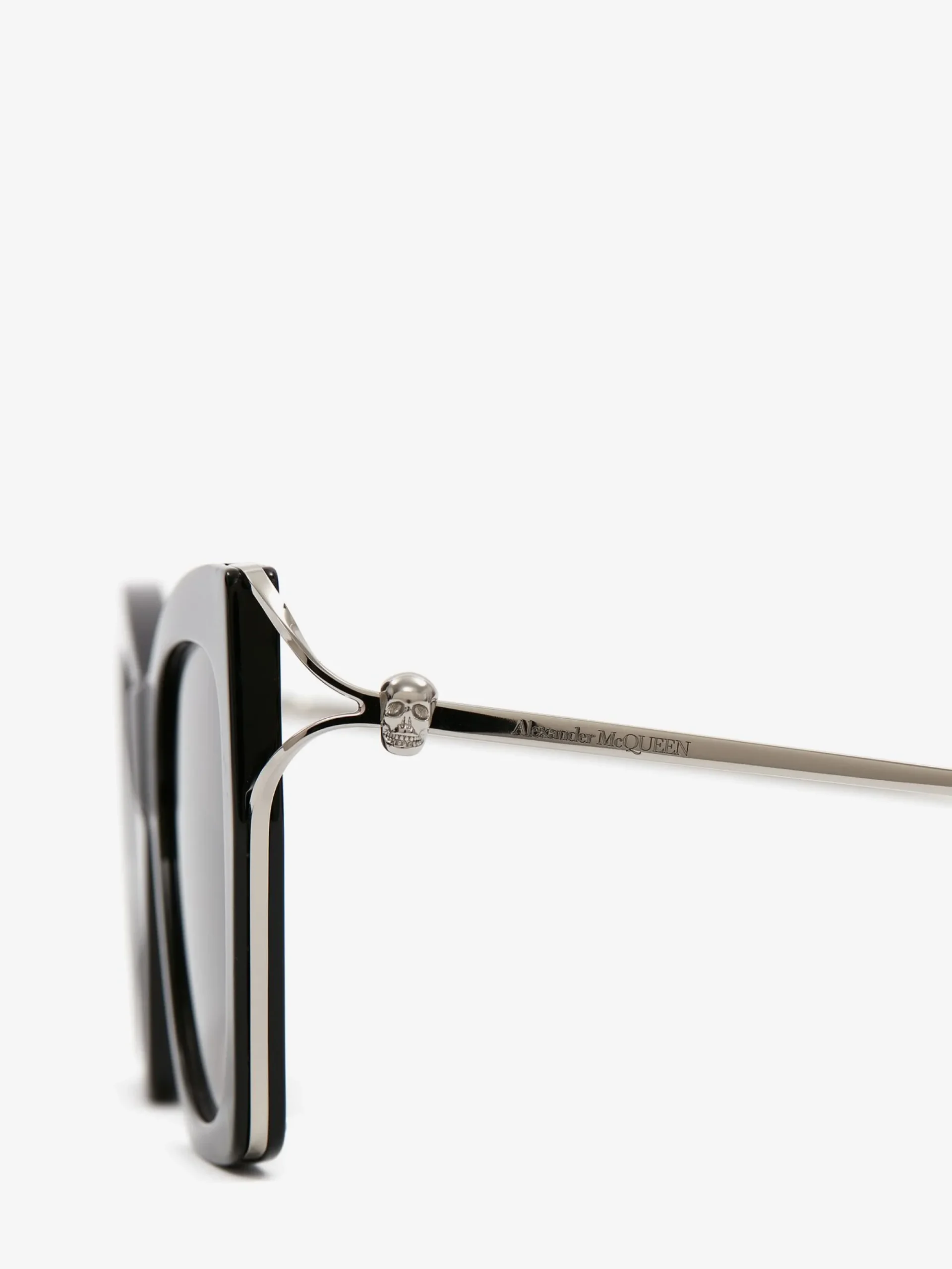 Women's Skull Hinge Soft Square Sunglasses in >Alexander McQueen Best Sale