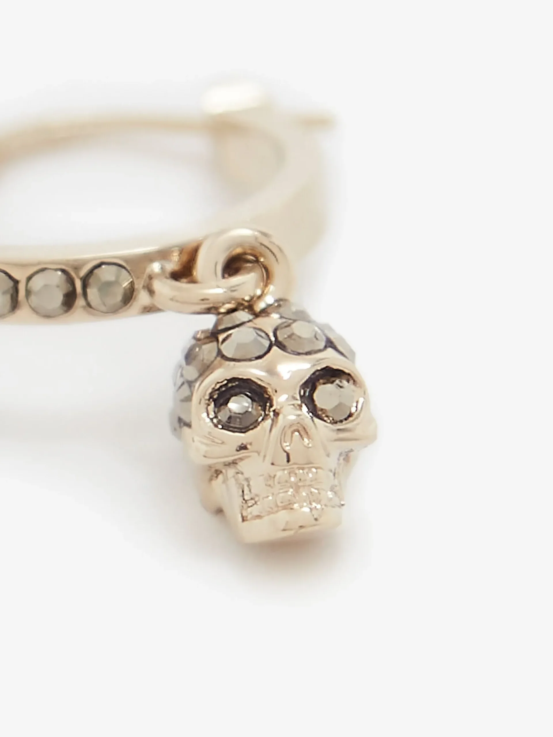 Women's Skull Mini Creole Hoop Earrings in >Alexander McQueen Cheap