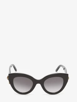 Women's Skull Pendant Jewelled Sunglasses in >Alexander McQueen Best