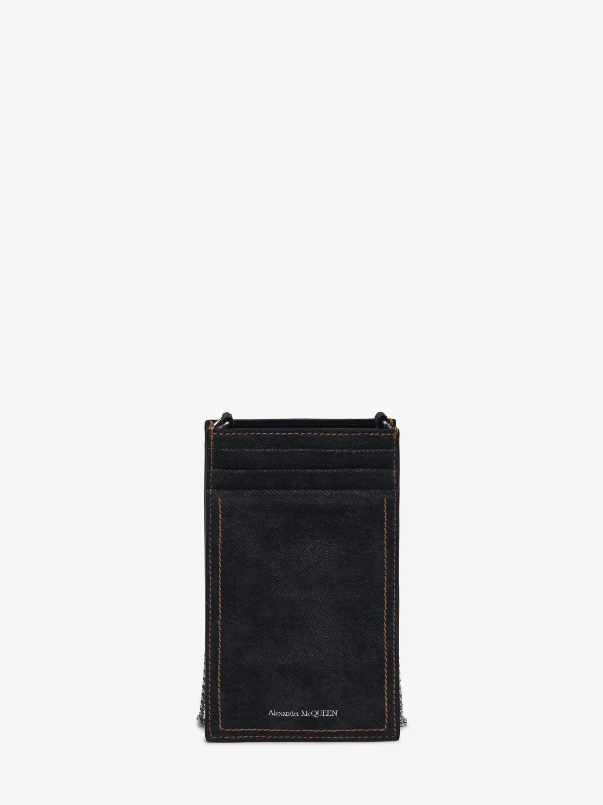 Women's Skull Phone Case With Chain in >Alexander McQueen Shop