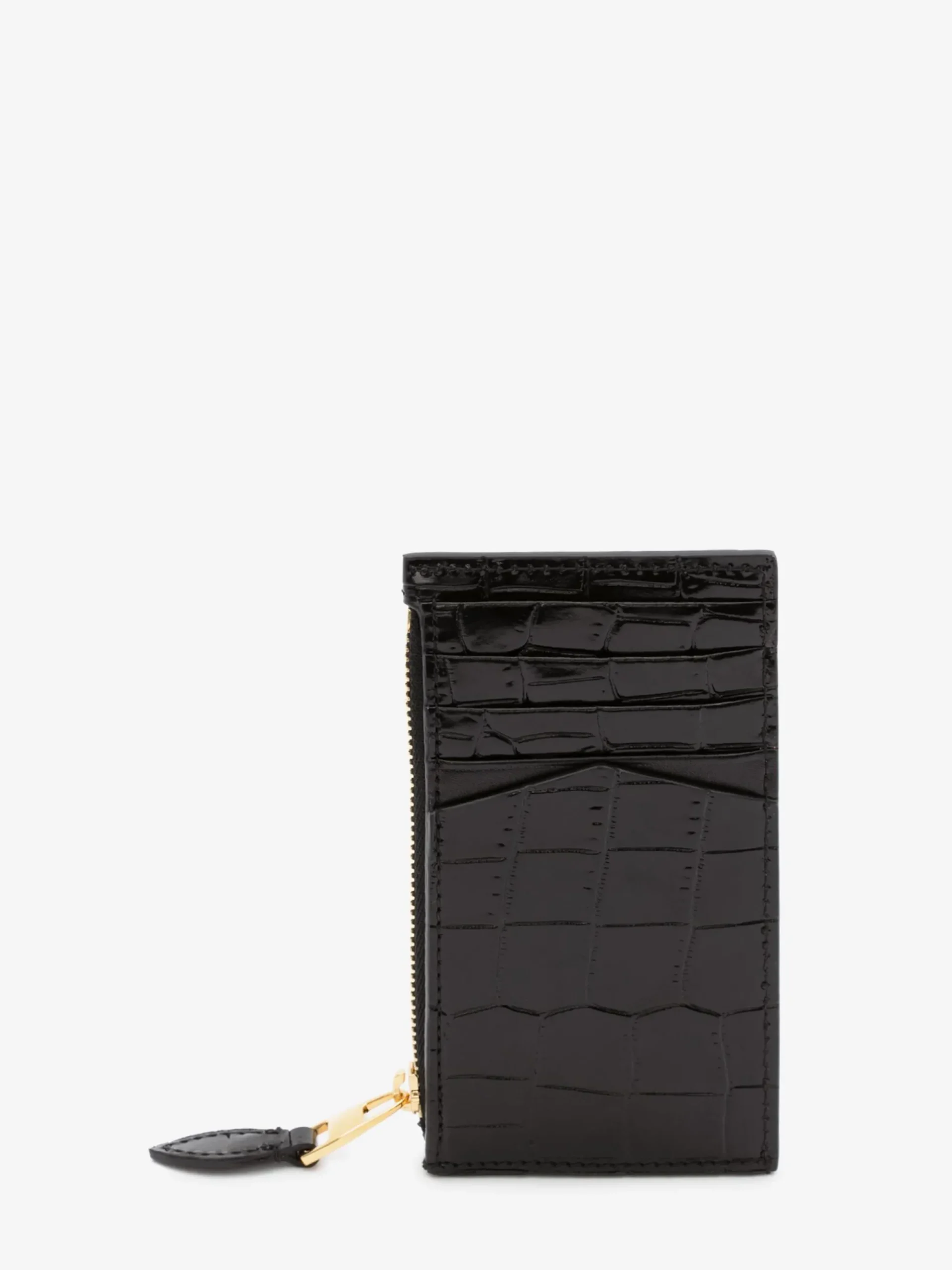 Women's Skull Zipper Card Holder in >Alexander McQueen Best