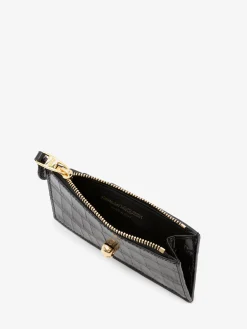 Women's Skull Zipper Card Holder in ><noscript><img width=