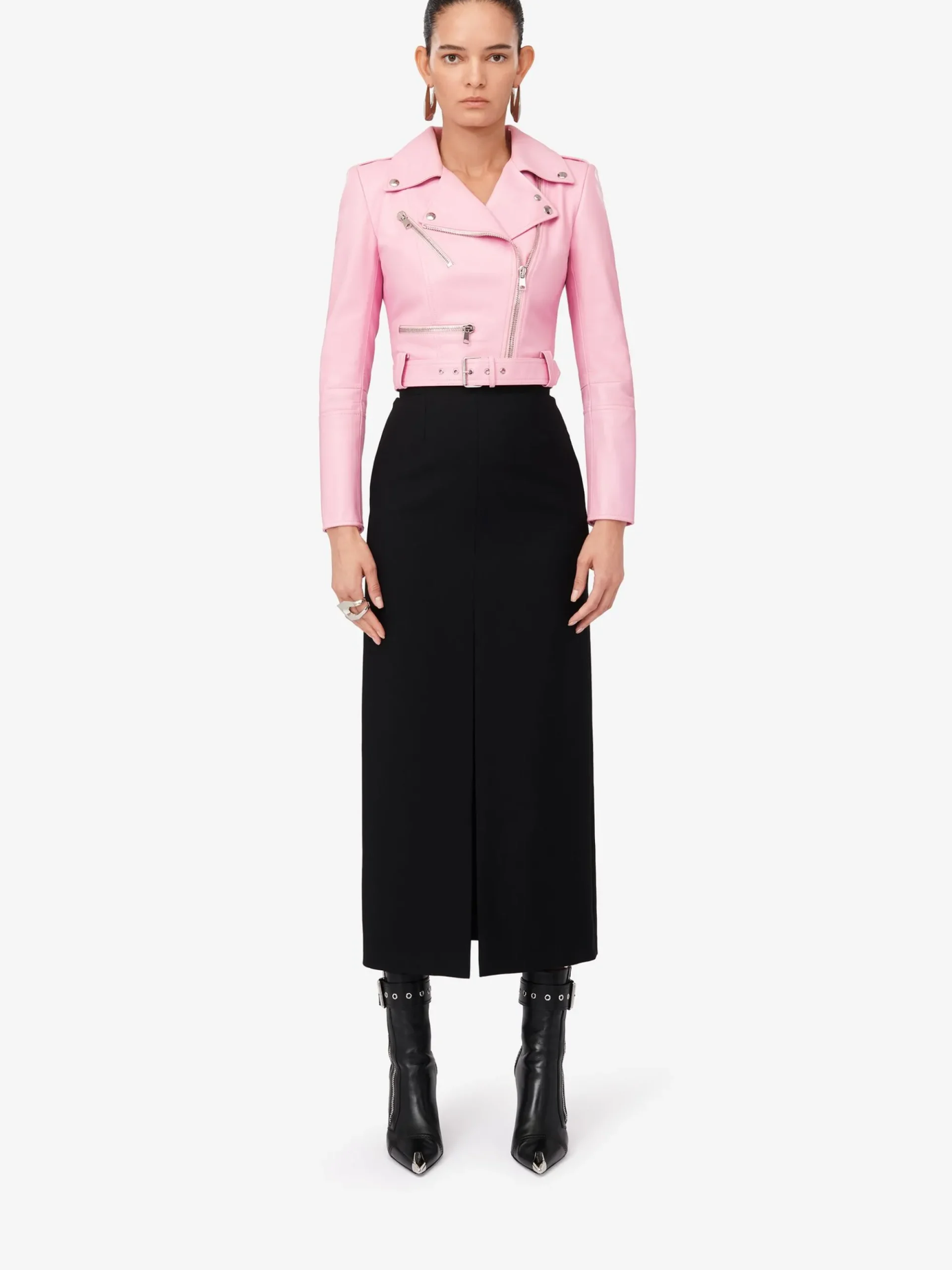 Women's Slashed Pencil Skirt in >Alexander McQueen Online