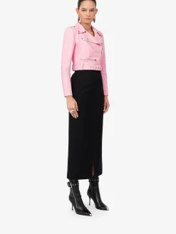 Women's Slashed Pencil Skirt in ><noscript><img width=