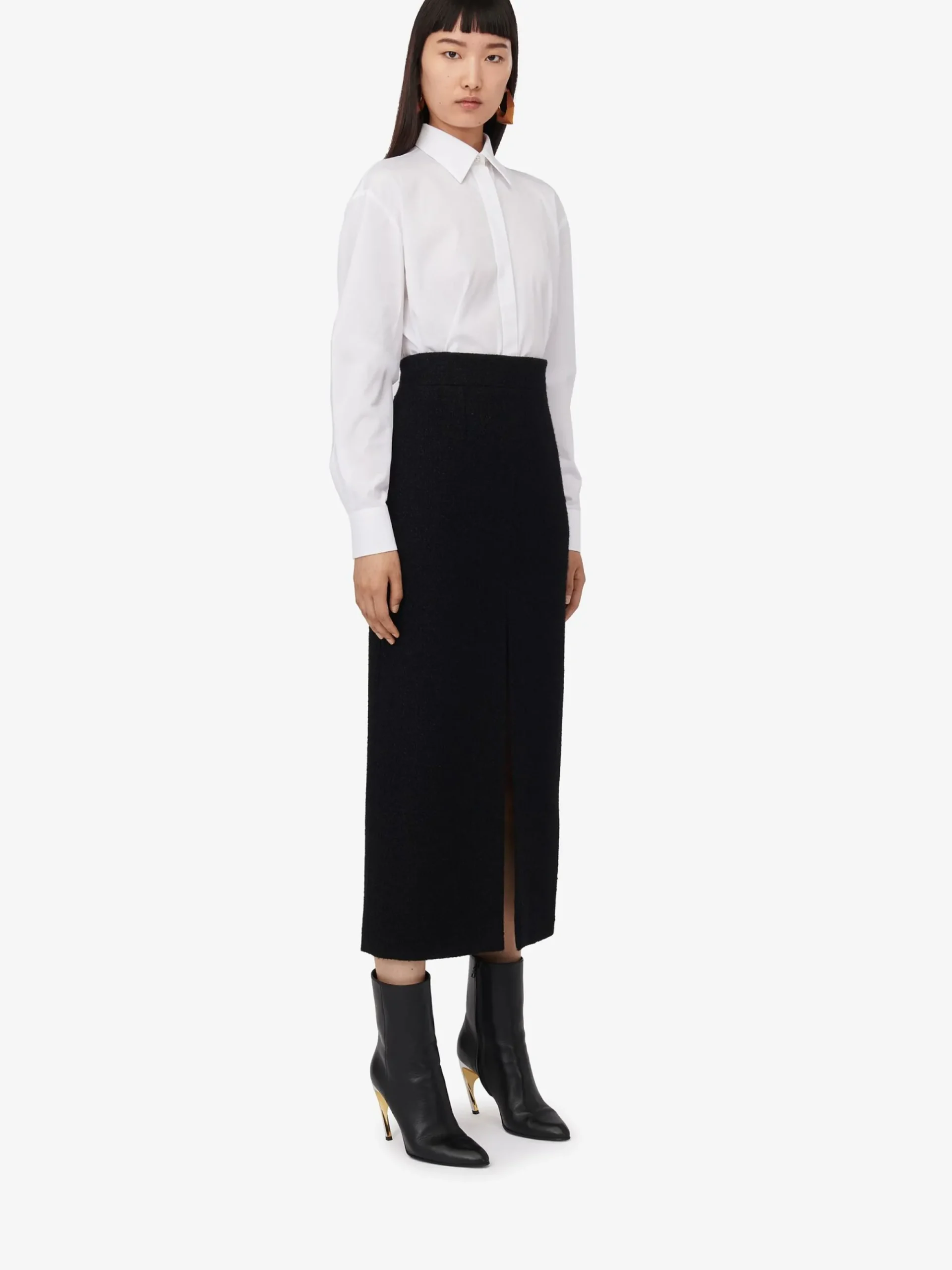 Women's Slashed Pencil Skirt in >Alexander McQueen Discount