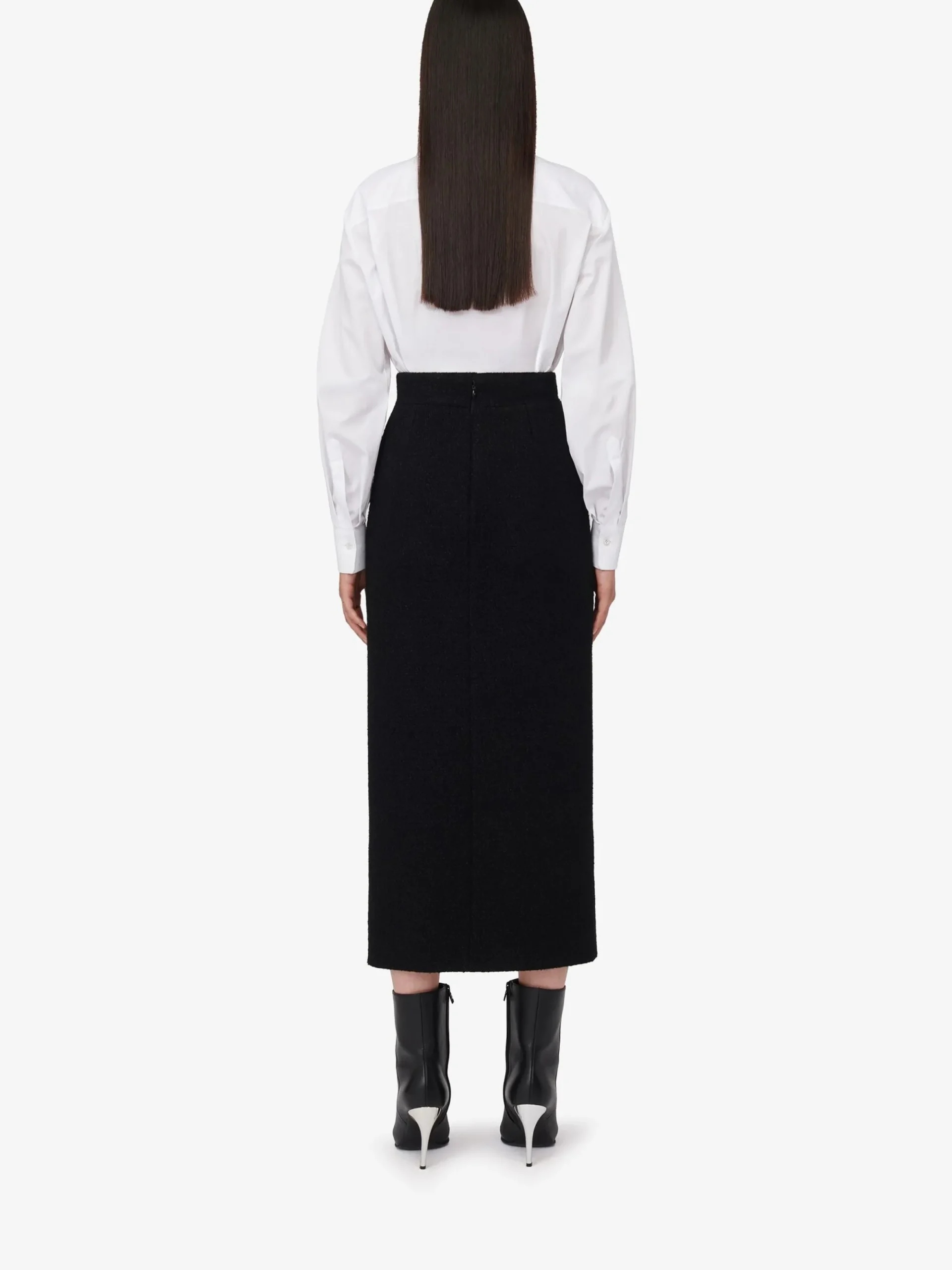 Women's Slashed Pencil Skirt in >Alexander McQueen Discount