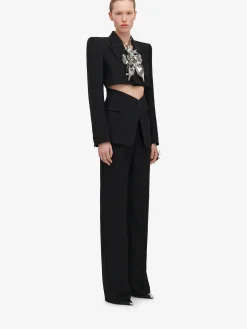 Women's Slashed Tailored Jacket in ><noscript><img width=