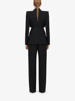 Women's Slashed Tailored Jacket in ><noscript><img width=