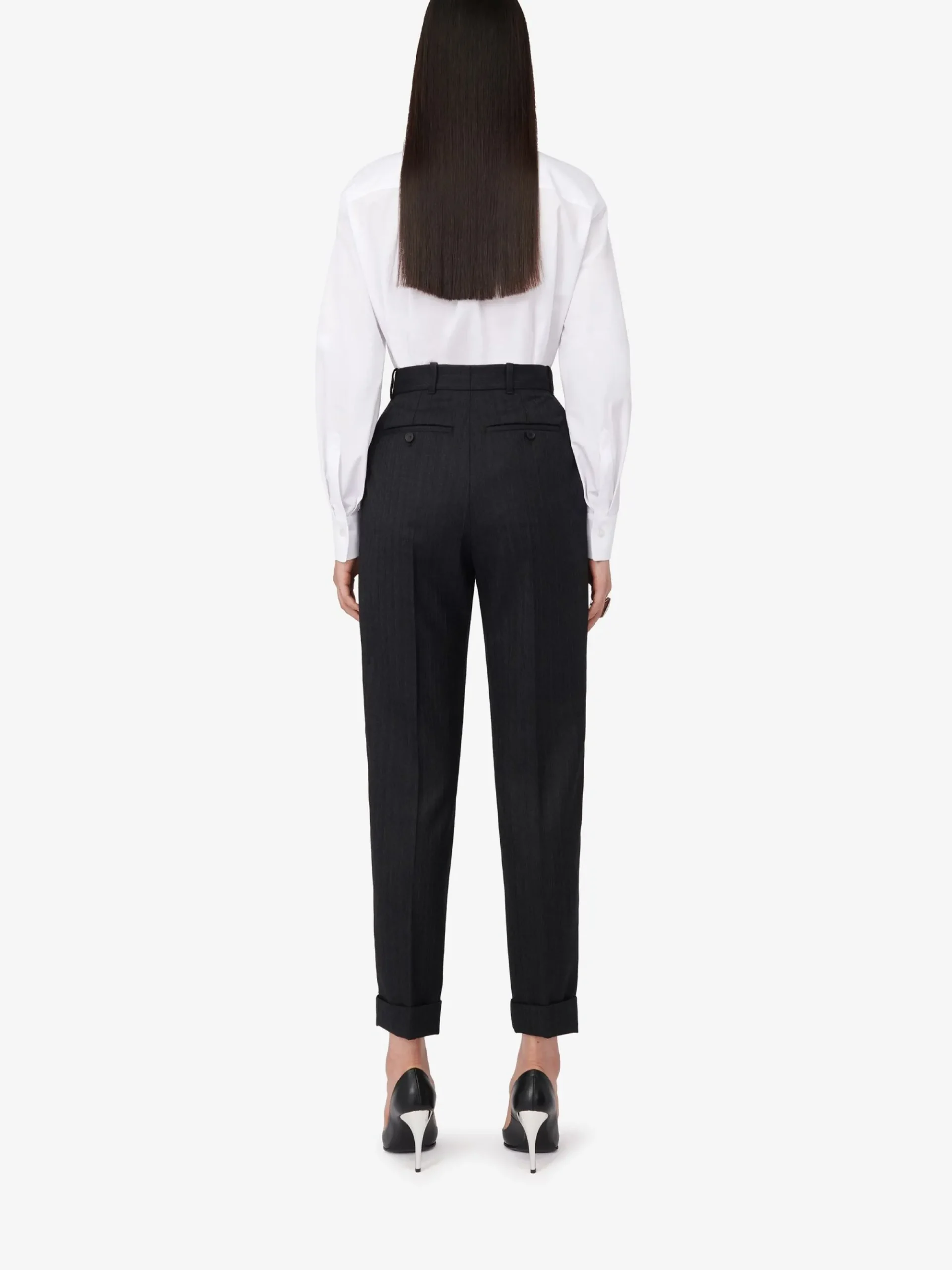 Women's Slim Peg Trousers in >Alexander McQueen Store