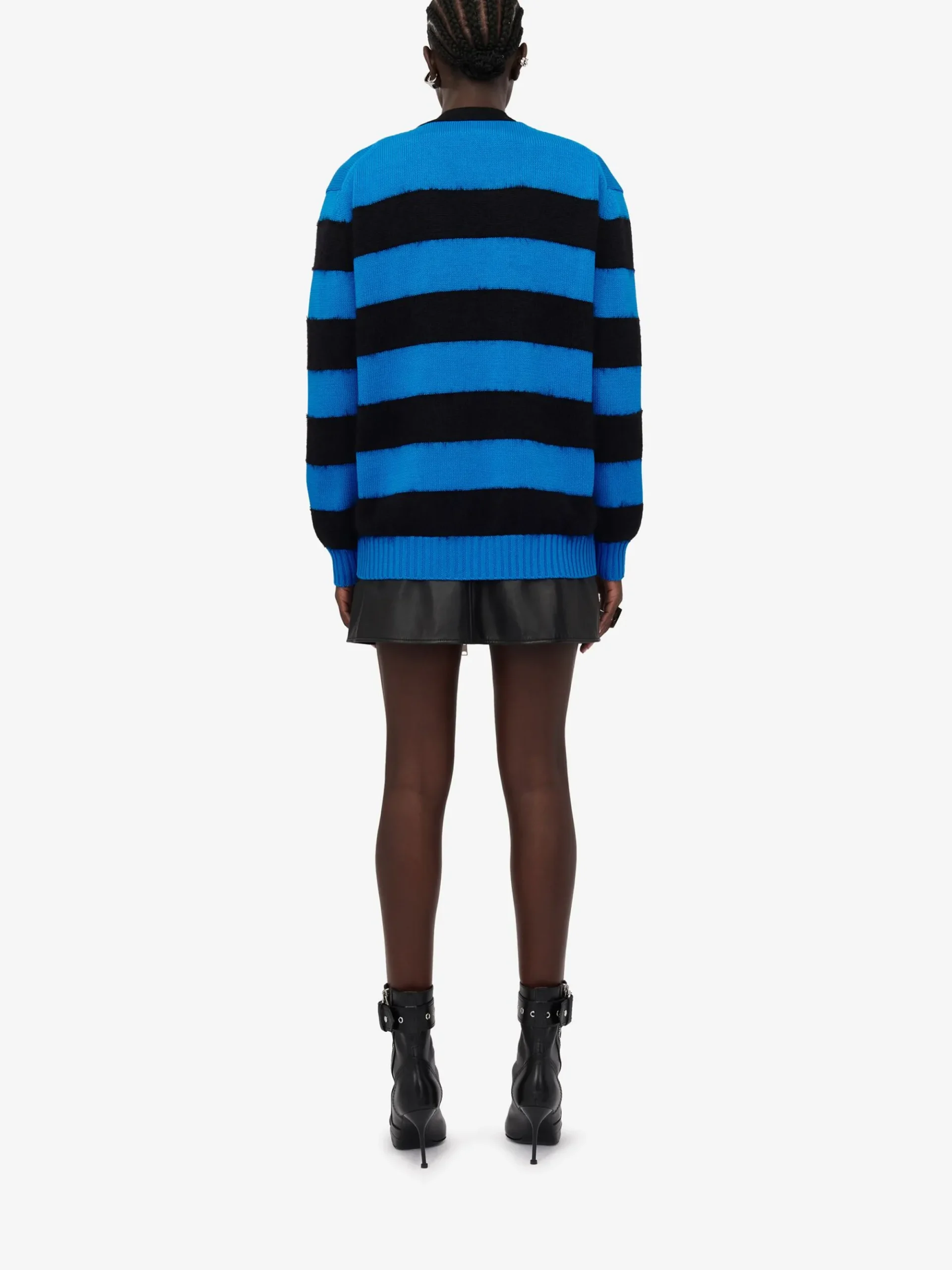 Women's Striped Cardigan in >Alexander McQueen Fashion