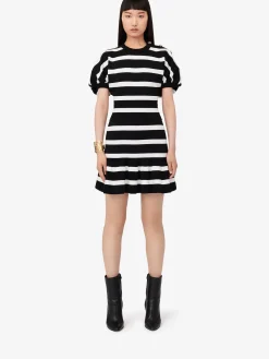 Women's Striped Cocoon Jumper in ><noscript><img width=