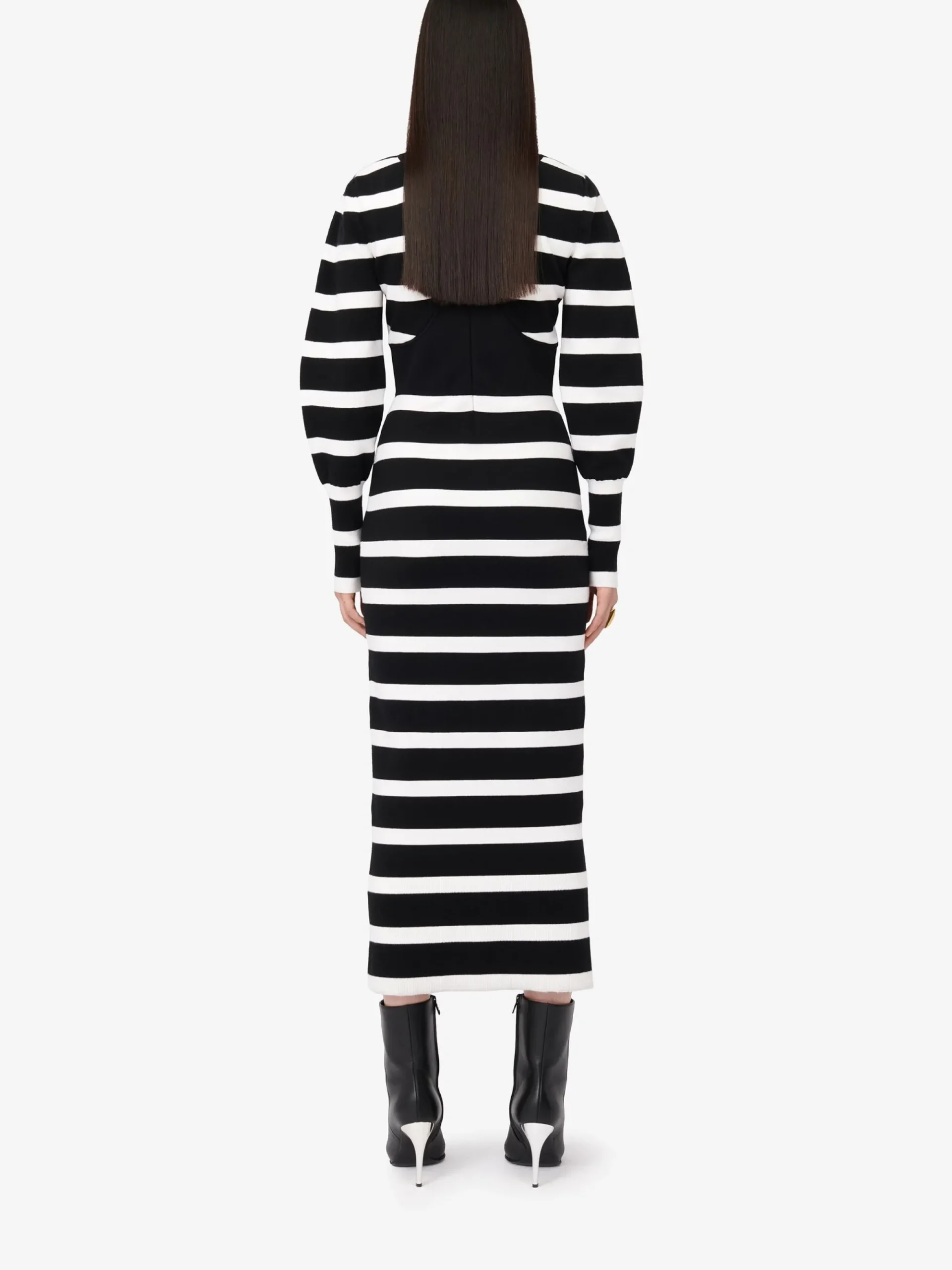Women's Striped Pencil Dress in >Alexander McQueen Discount