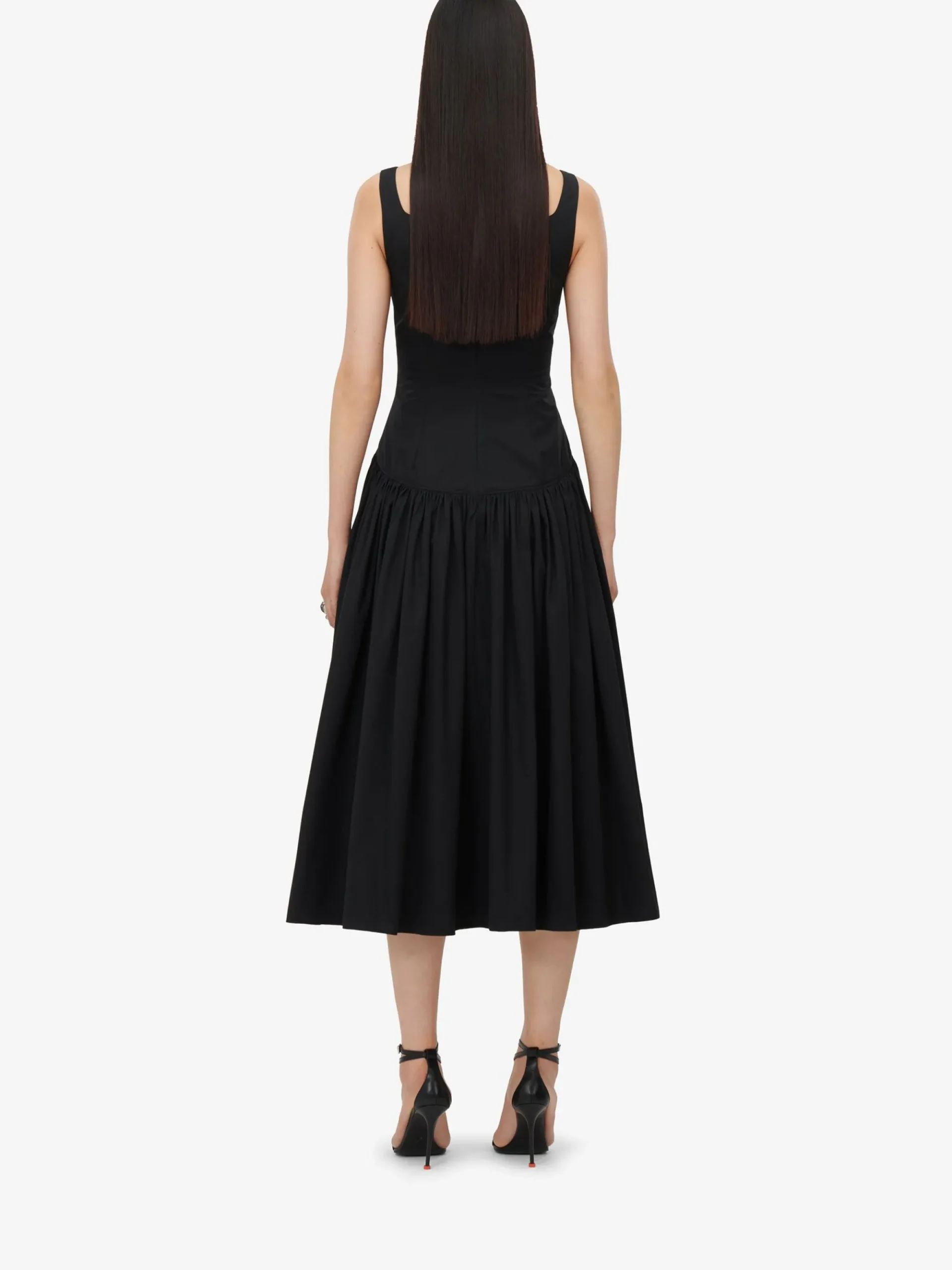 Women's Sweetheart Neckline Midi Dress in >Alexander McQueen Sale