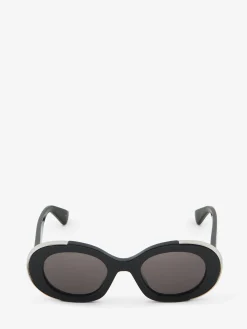 Women's The Grip Oval Sunglasses in >Alexander McQueen Fashion