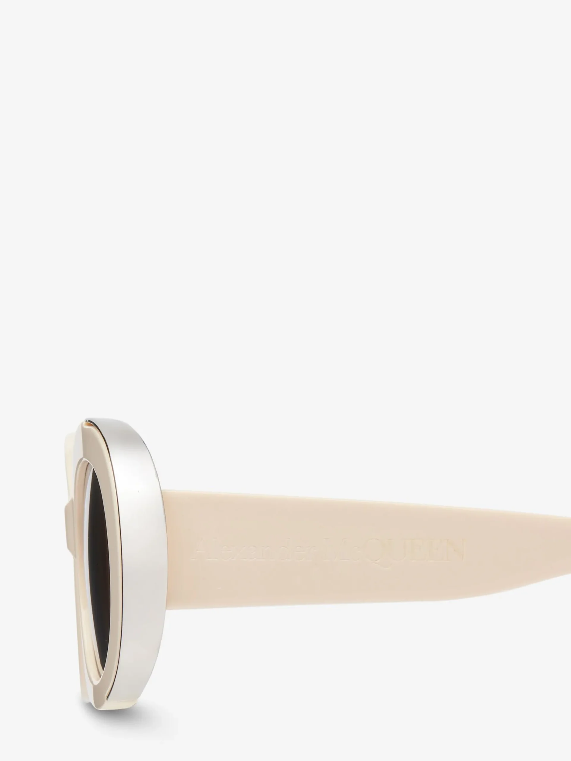 Women's The Grip Oval Sunglasses in >Alexander McQueen Cheap