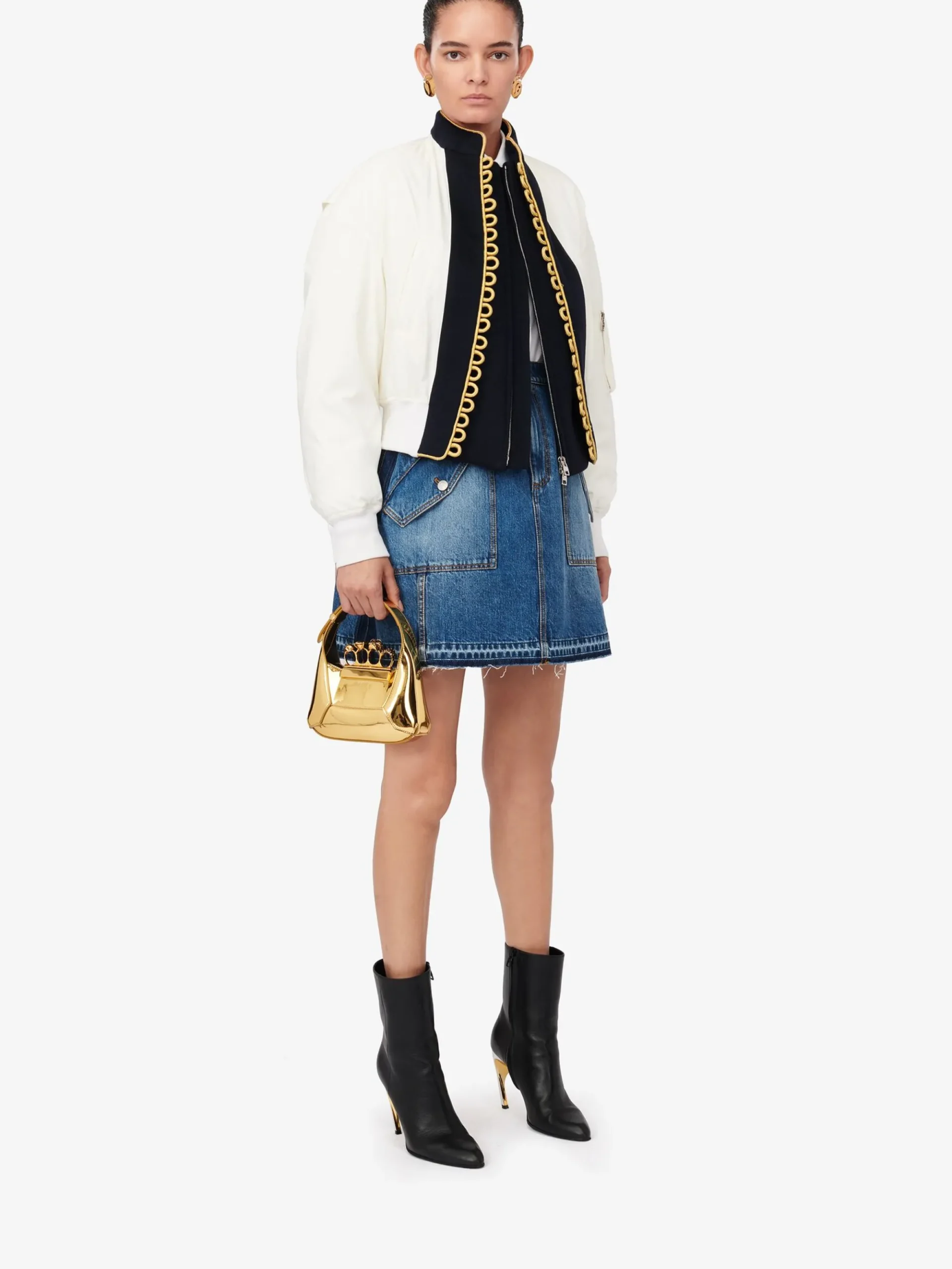 Women's The Jewelled Hobo Mini Bag in >Alexander McQueen Best