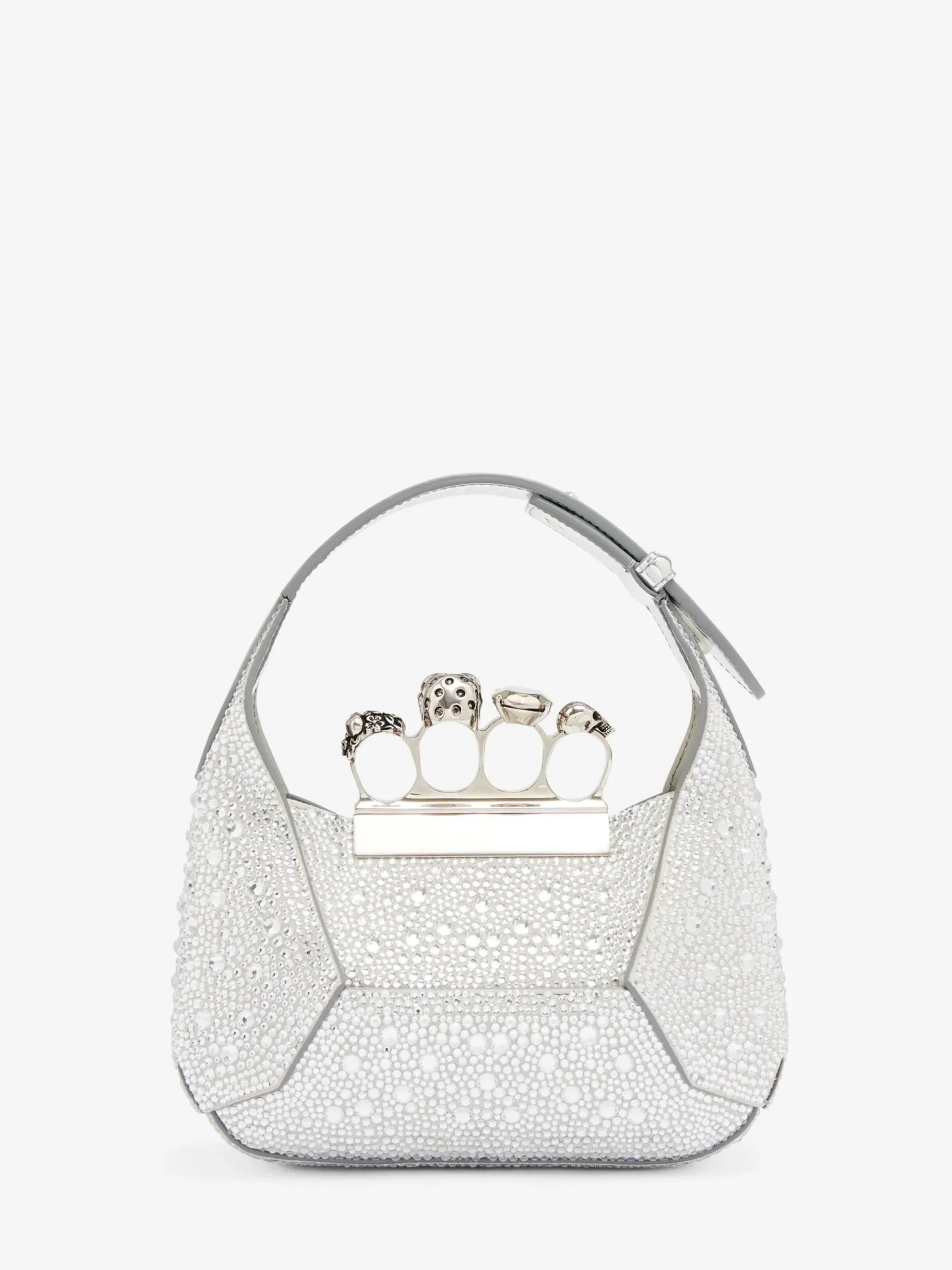 Women's The Jewelled Hobo Mini Bag in >Alexander McQueen Shop