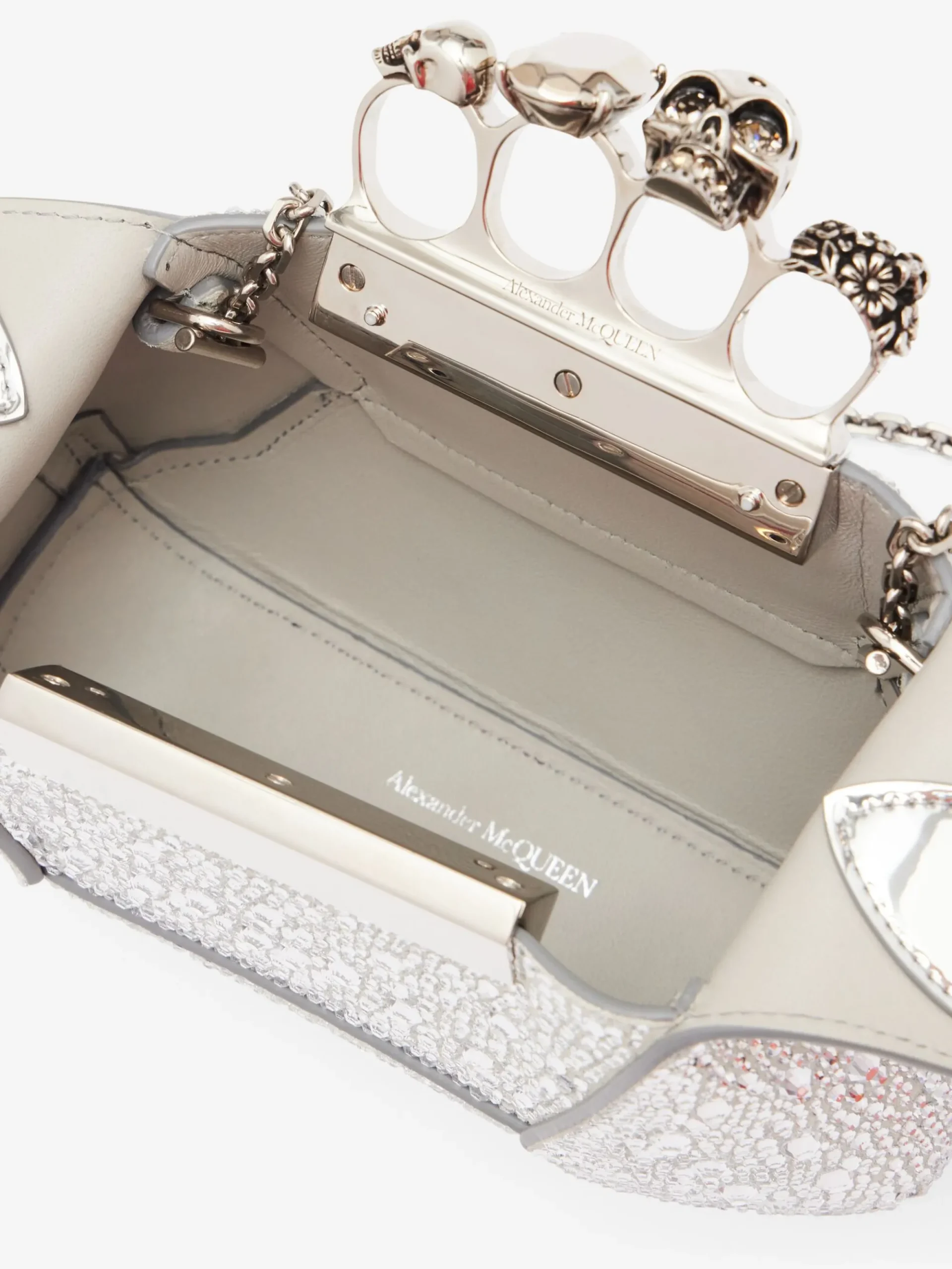 Women's The Jewelled Hobo Mini Bag in >Alexander McQueen Shop