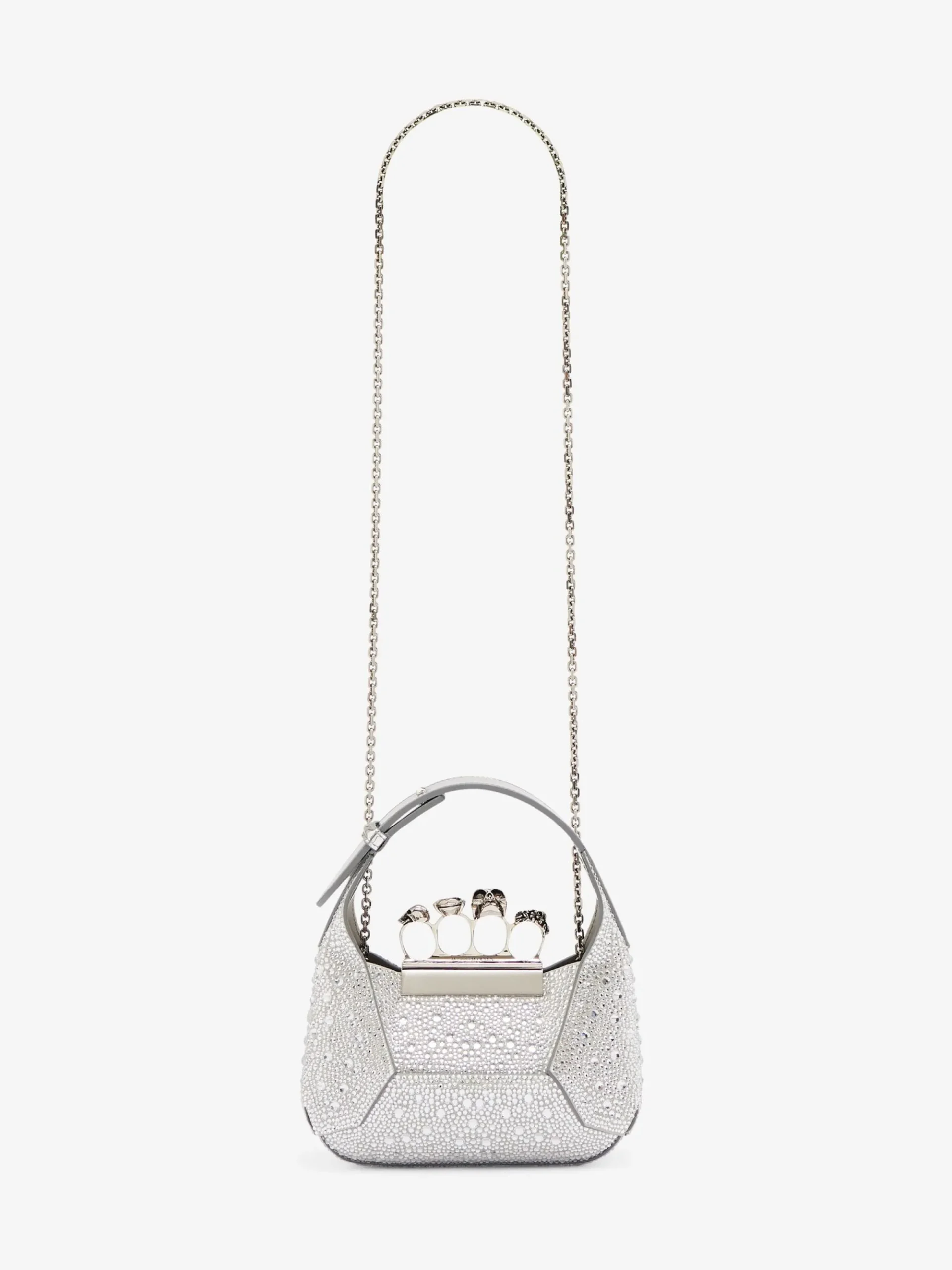 Women's The Jewelled Hobo Mini Bag in >Alexander McQueen Shop