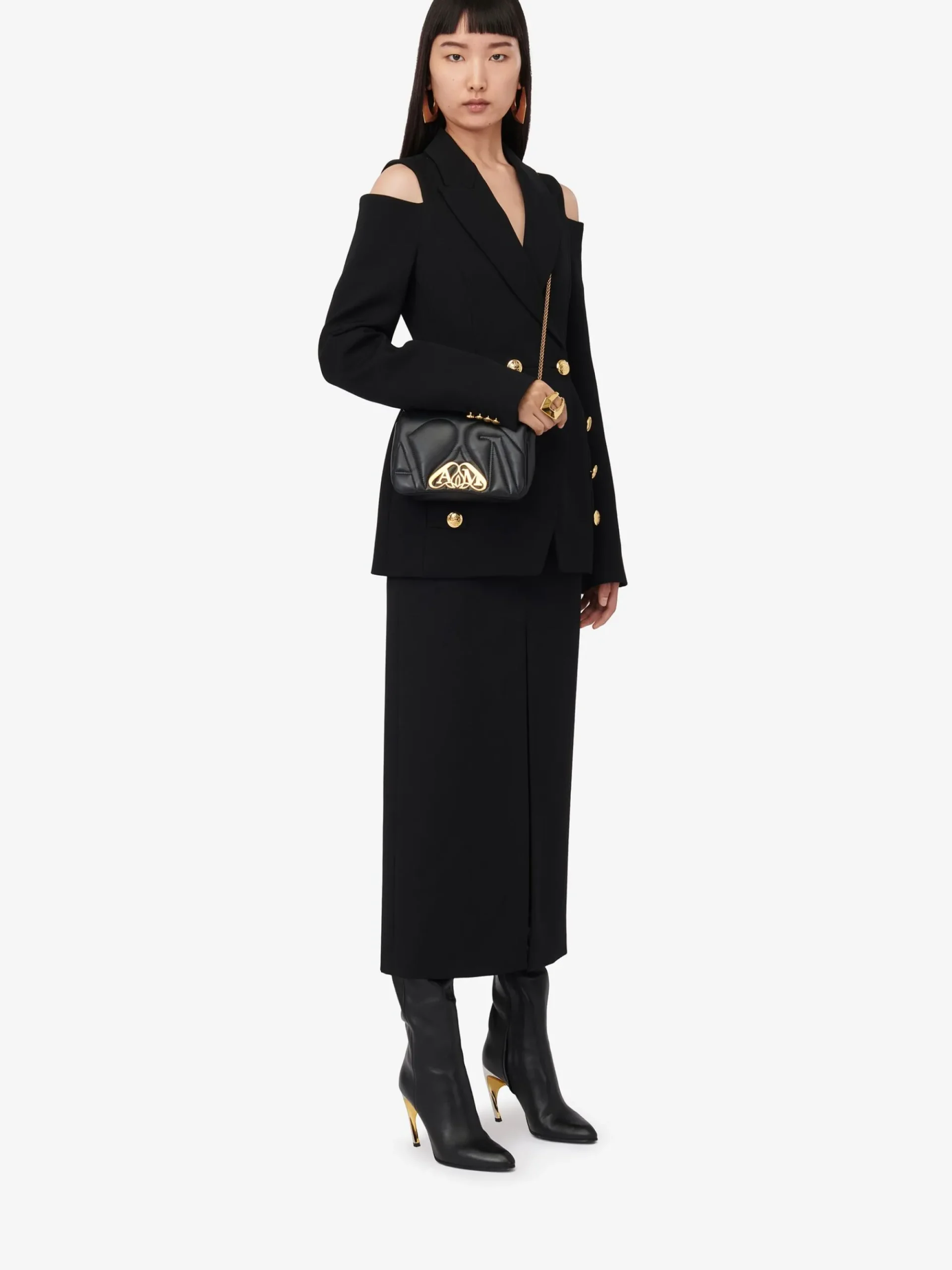 Women's The Seal Mini Bag in >Alexander McQueen Fashion