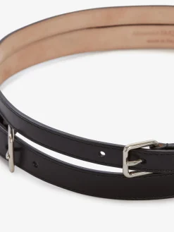 Women's Thin Double Belt in ><noscript><img width=