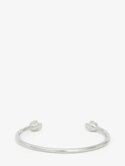 Women's Thin Twin Skull Bracelet in >Alexander McQueen Cheap