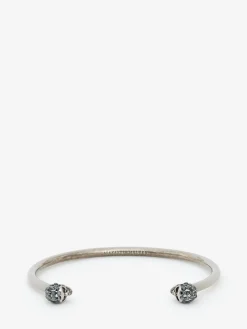 Women's Thin Twin Skull Bracelet in >Alexander McQueen Cheap