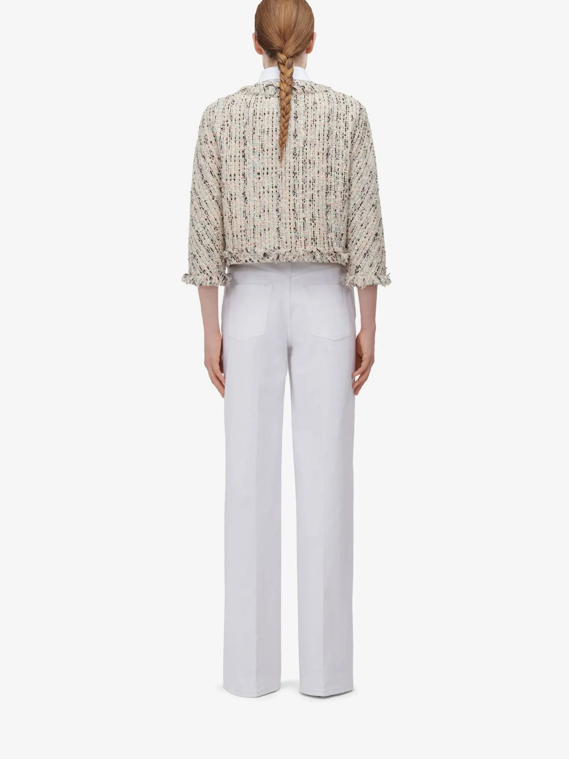 Women's Tweed Boxy Jacket in >Alexander McQueen Flash Sale