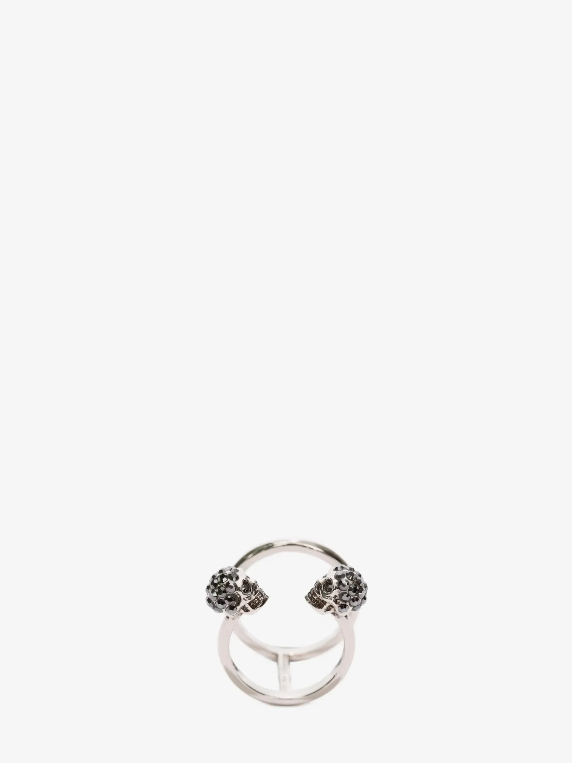 Women's Twin Skull Double Ring in >Alexander McQueen Online