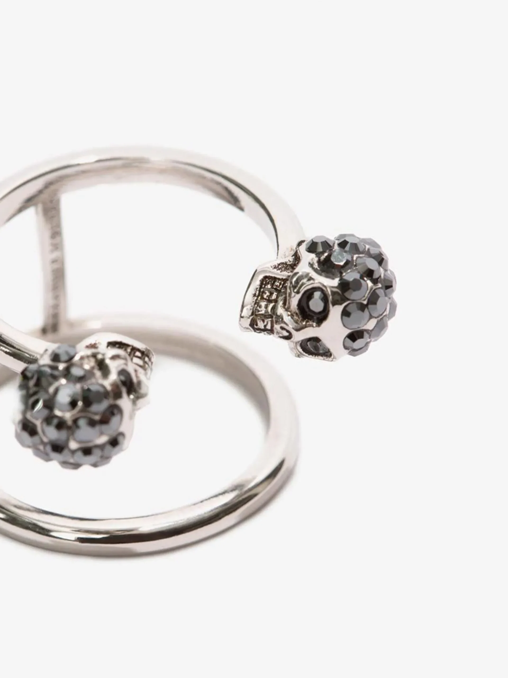 Women's Twin Skull Double Ring in >Alexander McQueen Online
