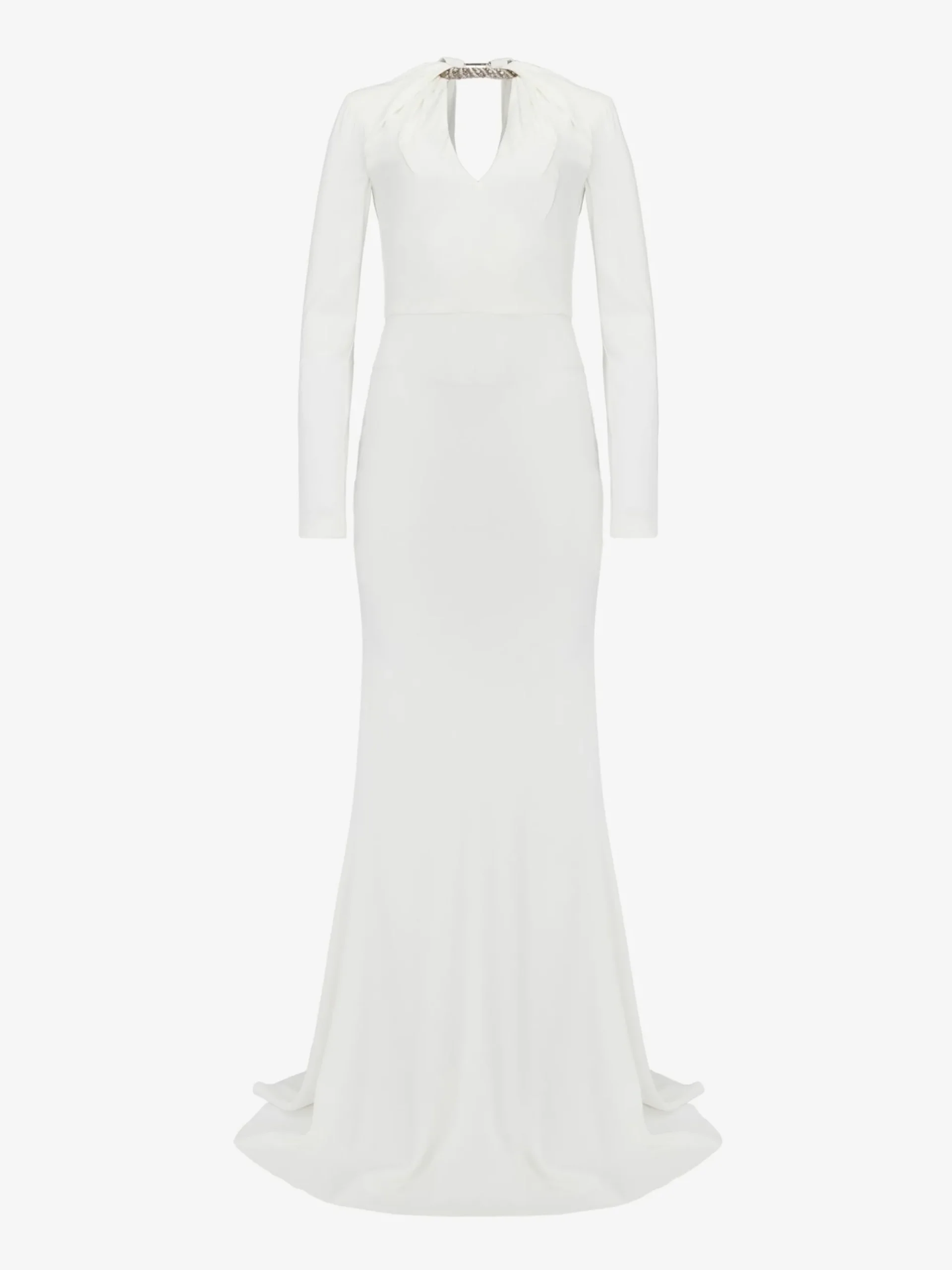 Women's Twisted Crystal Evening Dress in >Alexander McQueen Shop