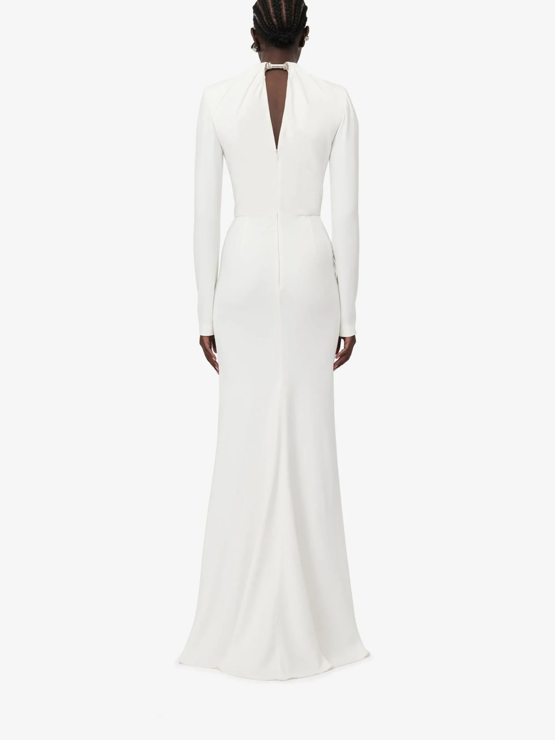 Women's Twisted Crystal Evening Dress in >Alexander McQueen Shop