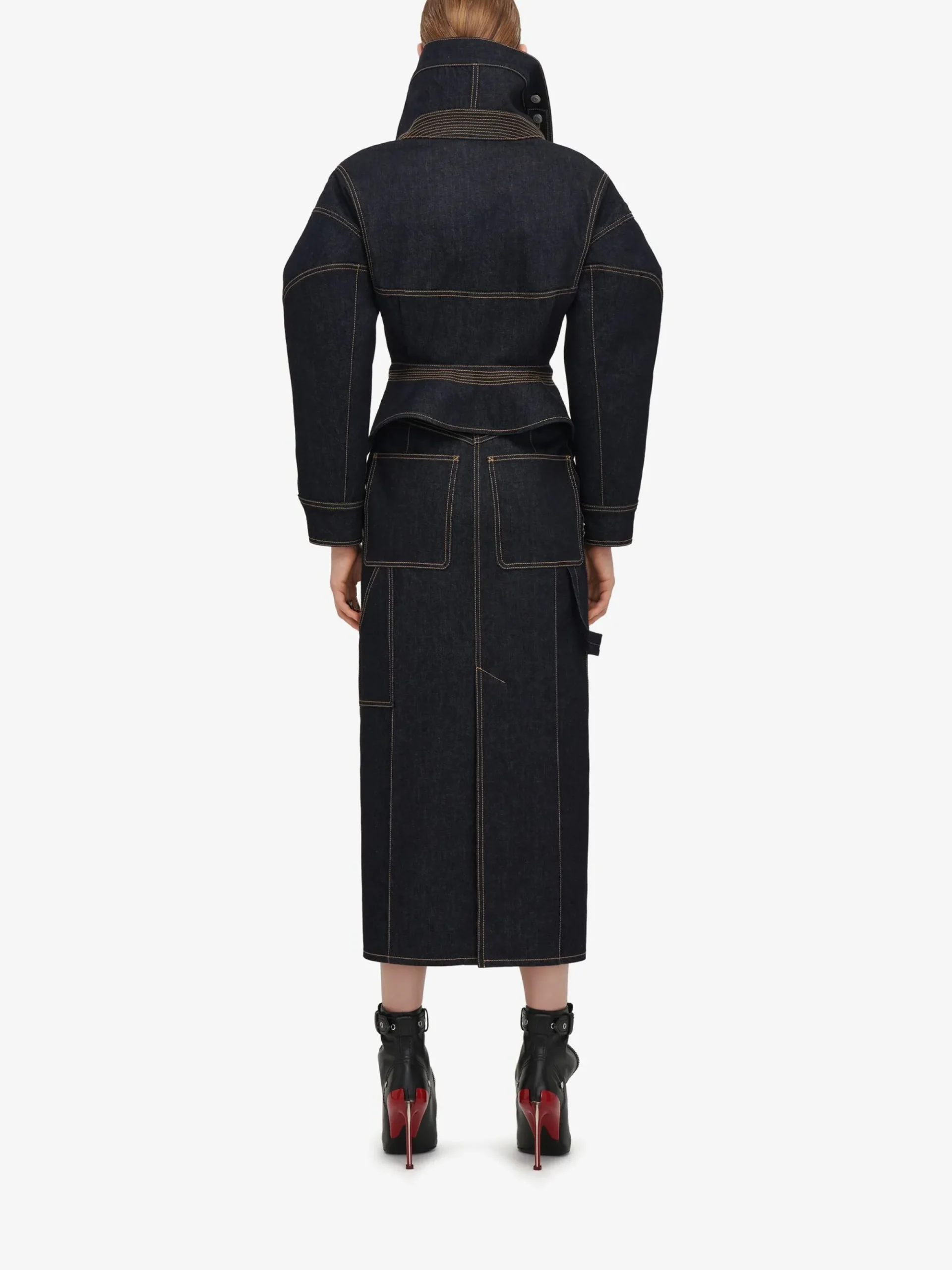 Women's Upside-down Denim Jacket in >Alexander McQueen Best