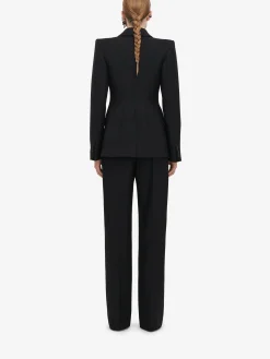 Women's Upside-down Lapel Jacket in ><noscript><img width=