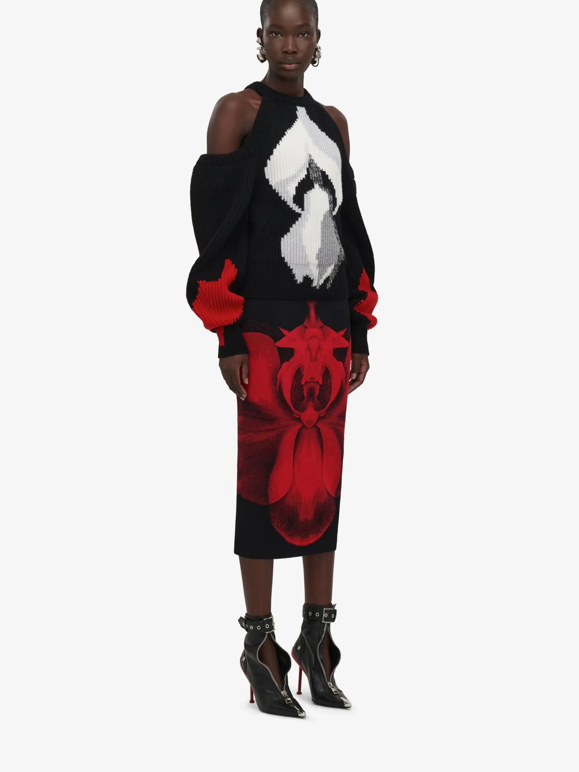 Women's Upside-down Orchid Jumper in >Alexander McQueen Best