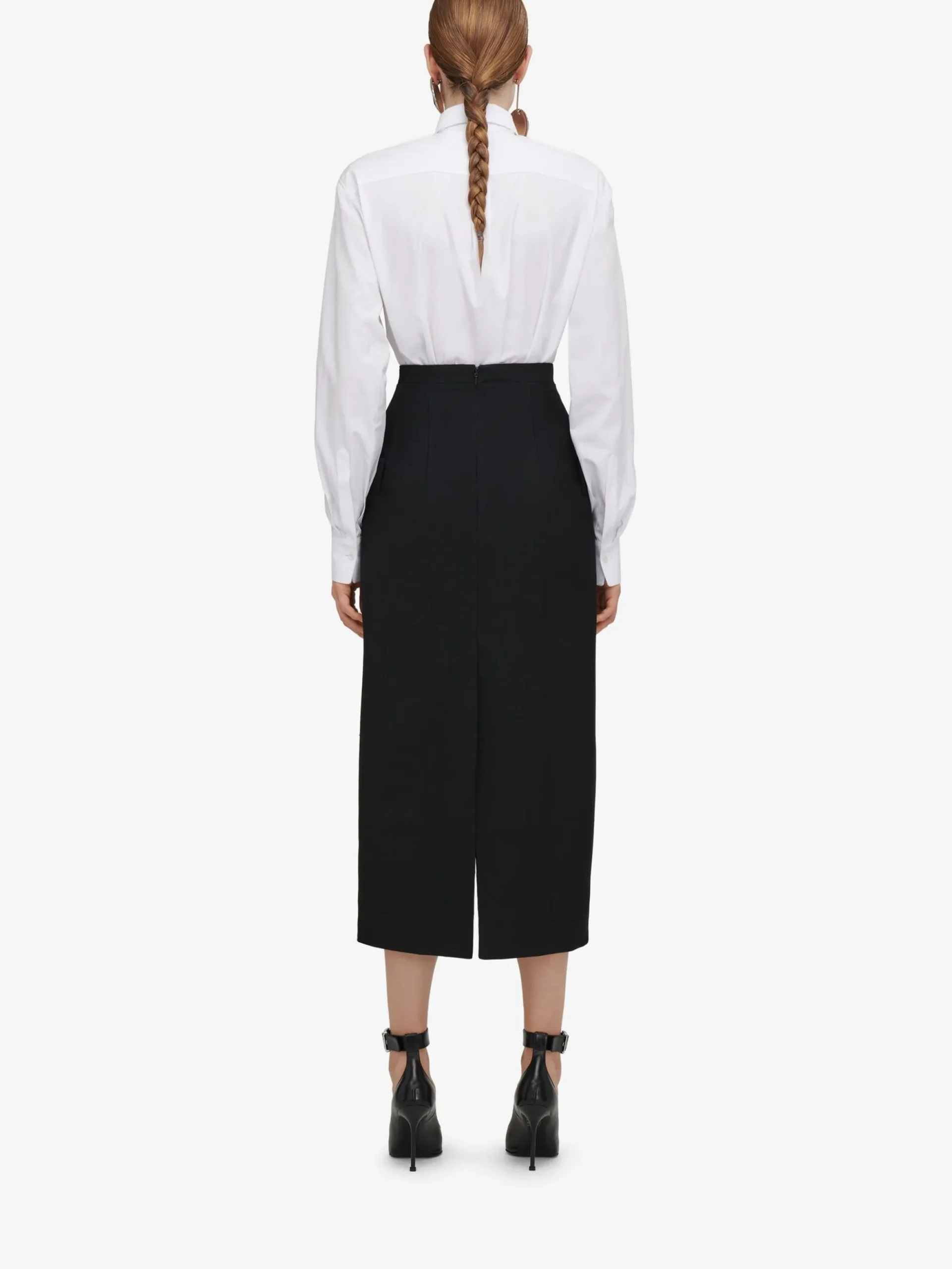 Women's Upside-down Slashed Skirt in >Alexander McQueen Discount
