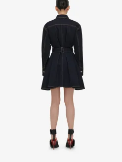 Women's Utility Denim Mini Dress in ><noscript><img width=