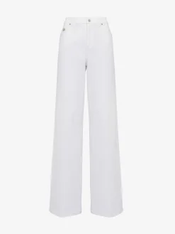 Women's Wide Leg Jeans in >Alexander McQueen Best Sale