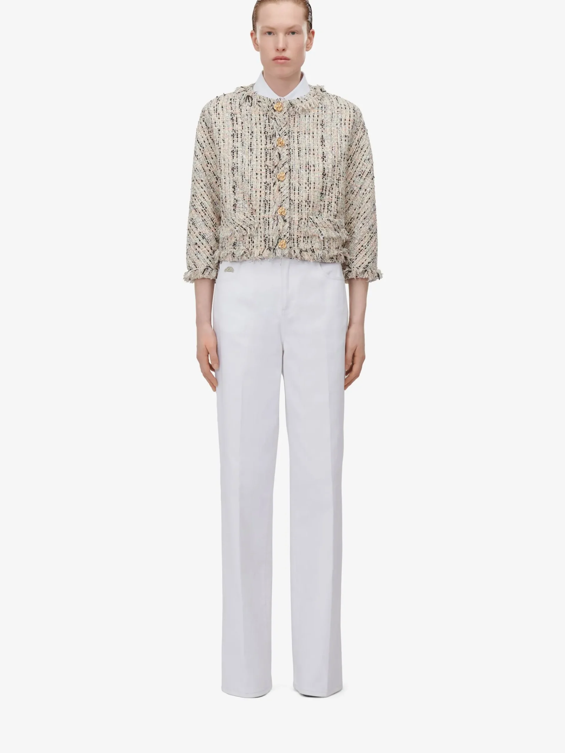 Women's Wide Leg Jeans in >Alexander McQueen Best Sale